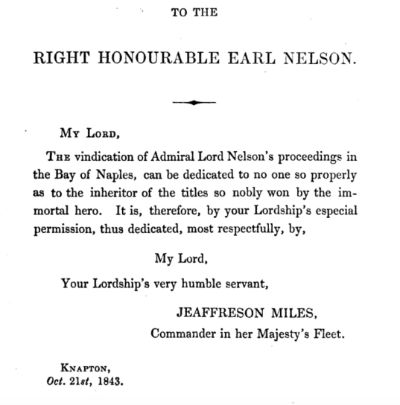 Vindication of Admiral Lord Nelsons Proceedings in the Bay of Naples image indication of Admiral Lord Nelson s Proceedings in the Bay of Naples image