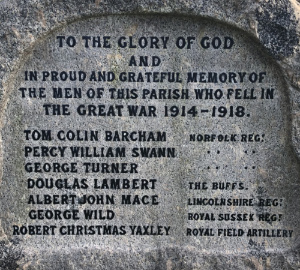 War Memorial – Inscription 1914-18 small War Memorial - Inscription 1914-18 small image