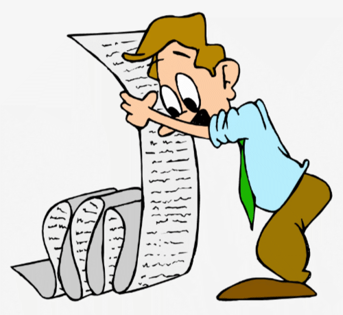 Image of a long to-do list